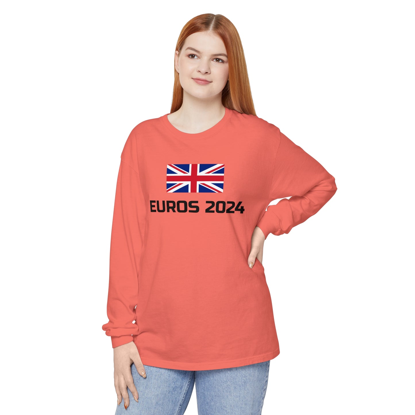 Unisex Garment-dyed Long Sleeve T-Shirt